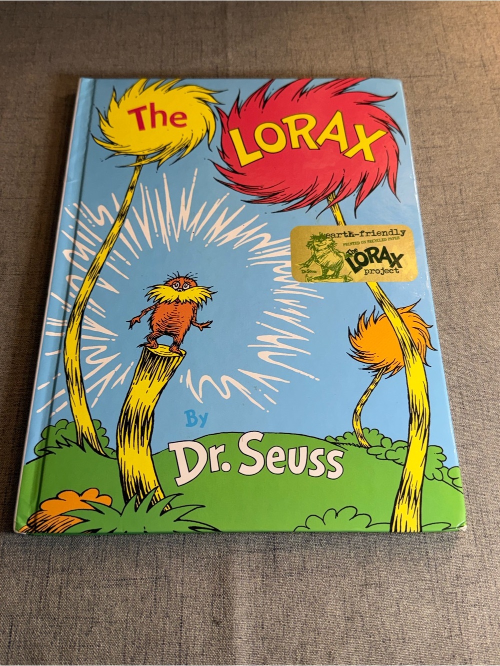 Dr. Seuss The Lorax Book - Blue, Yellow, Red, Green